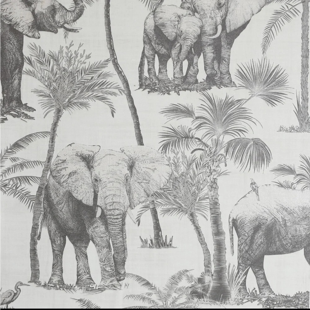 NWT Arthouse Elephant Grove Charcoal Wallpaper Pattern #610702 1 Roll 57.7 sq ft